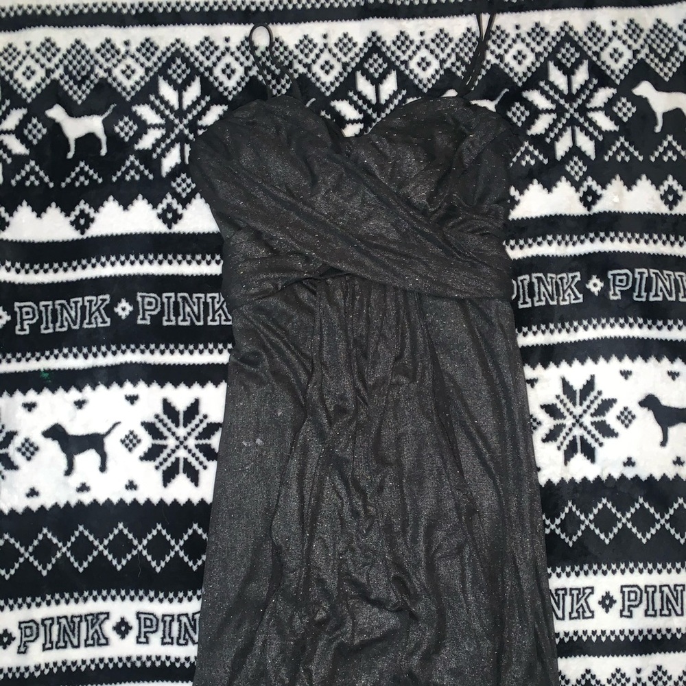 sparkly black dress